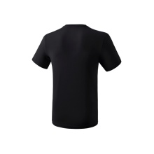 Erima Sport-Tshirt Basic Promo Logo (100% Baumwolle) schwarz Herren